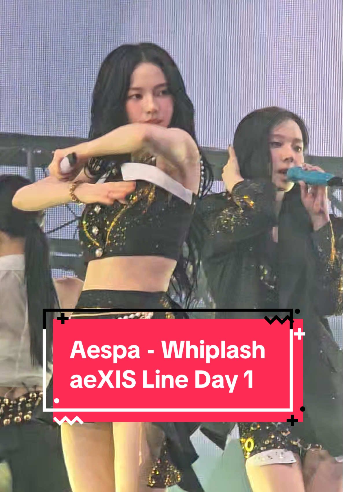 Aespa performing Whiplash at Day 1 from their new World Tour! 🖤 2025 aespa LIVE TOUR - SYNK : aeXIS LINE 250829 Seoul, KSPO Dome #aespa #æspa #에스파 #SYNK_aeXISLINE #aespa_SYNK_aeXISLINE @SMTOWN @aespa official 
