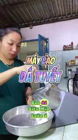 Máy bào đá tuyết Venko, bào đá nhanh và mịn như tuyết, pha chế ra những ly siro đá bào tuổi thơ giải nhiệt mát lạnh! #nhidatuyet66 #maybaodatuyet #dabao #giainhiet #siro 