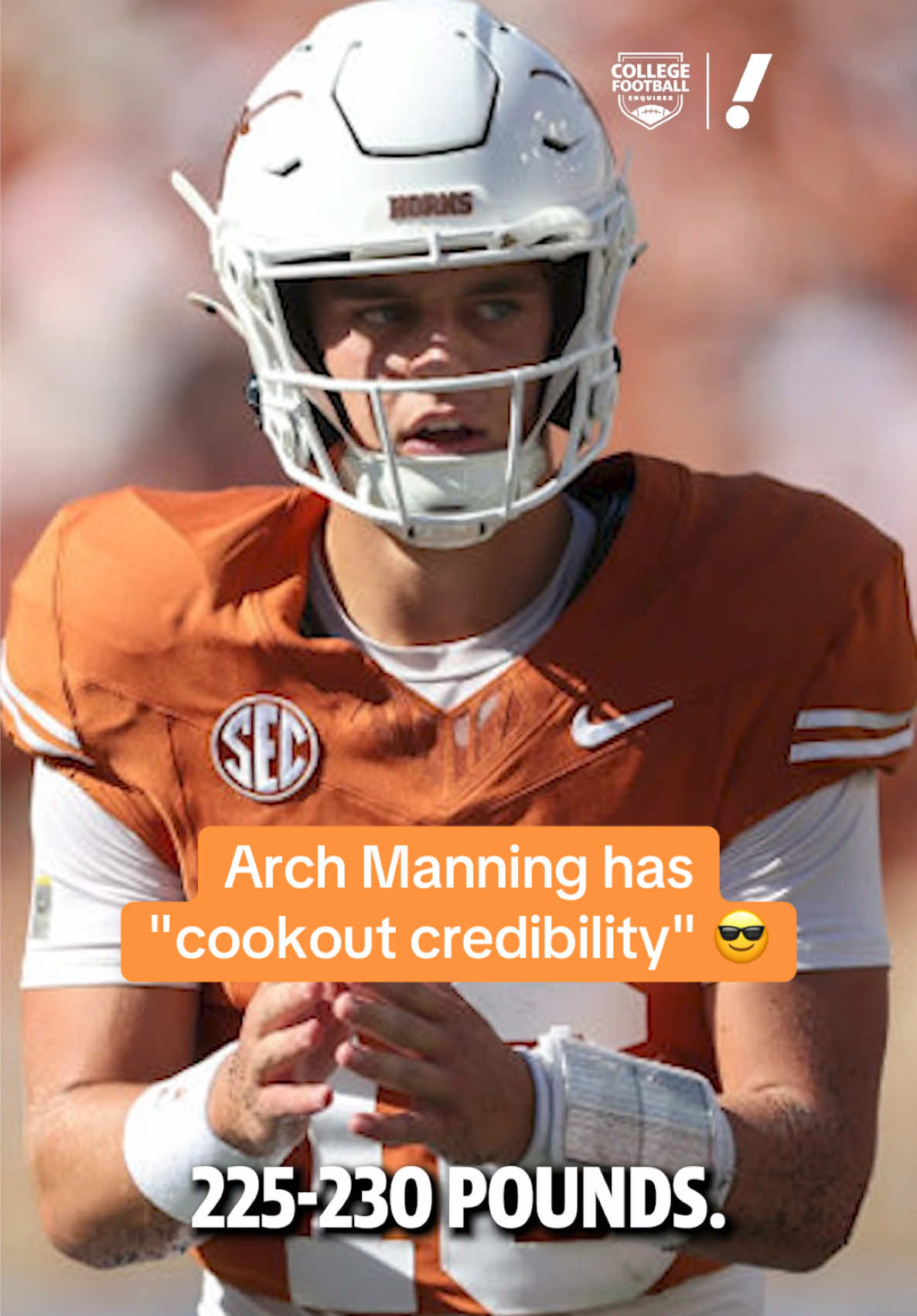 Steven Godfrey is SO ready for the Arch Manning era to begin in Austin 😤 (via College Football Enquirer) #cfb #fyp #cfp #hookem #CollegeFootball 