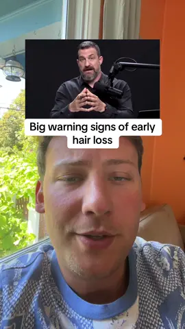 Watch out for these signs #mens #thinninghair #hairloss 