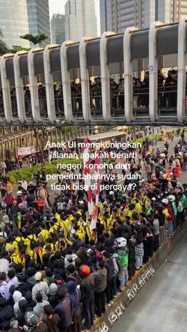 Harapan untuk rakyat menang semakin besar #universitasindonesia #demodpr #rippolri #bemui #ripdemokrasi 