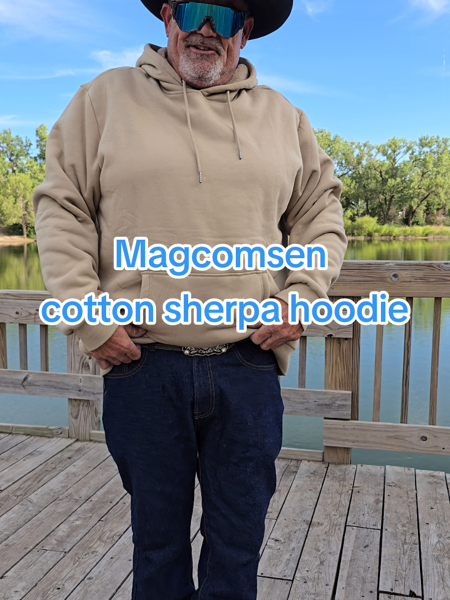 Replying to @tim2meathogbbqhe warmest most comfortable sherpa lined all cotton mens wear hoodie you can get. great for fall and winter season and people that stay naturally cold #hoodie #hoodieseason #insulated @Magcomsen @Tessa_yee 