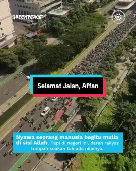 Replying to @! Karena kami percaya, apa yang kita perbuat akan kembali ke kita di akhirat #menjagademikebaikan #greenpeaceid 