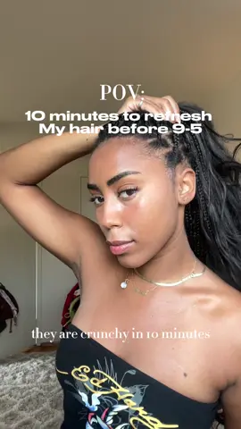 We’ve all been there girl…. #braids #blackhairstyles #bohobraids #protectivestyles 