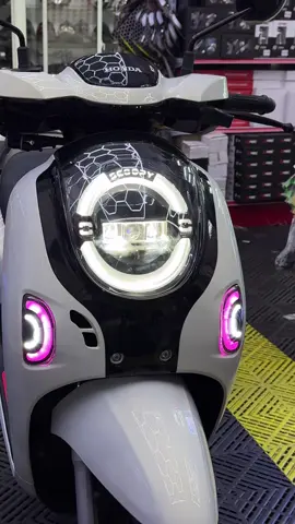 SCOOPY 2025 ដាក់ដេមឺi8 RGB Demi 3D+custom Indo #ស្រលាញ់ការលេងម៉ូតូ♥️🥰🇰🇭 #scoopycambodia 
