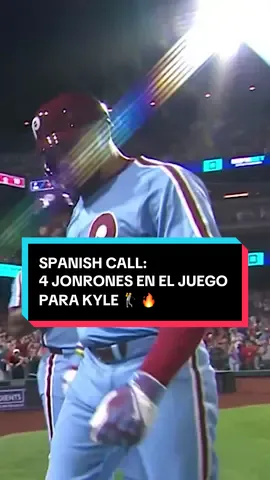 No fue 1, ni 2, ni mucho menos 3, FUERON CUATROOOOO JONRONES 🏌️ 🏌️ 🏌️ #español #beisbol #fyp  