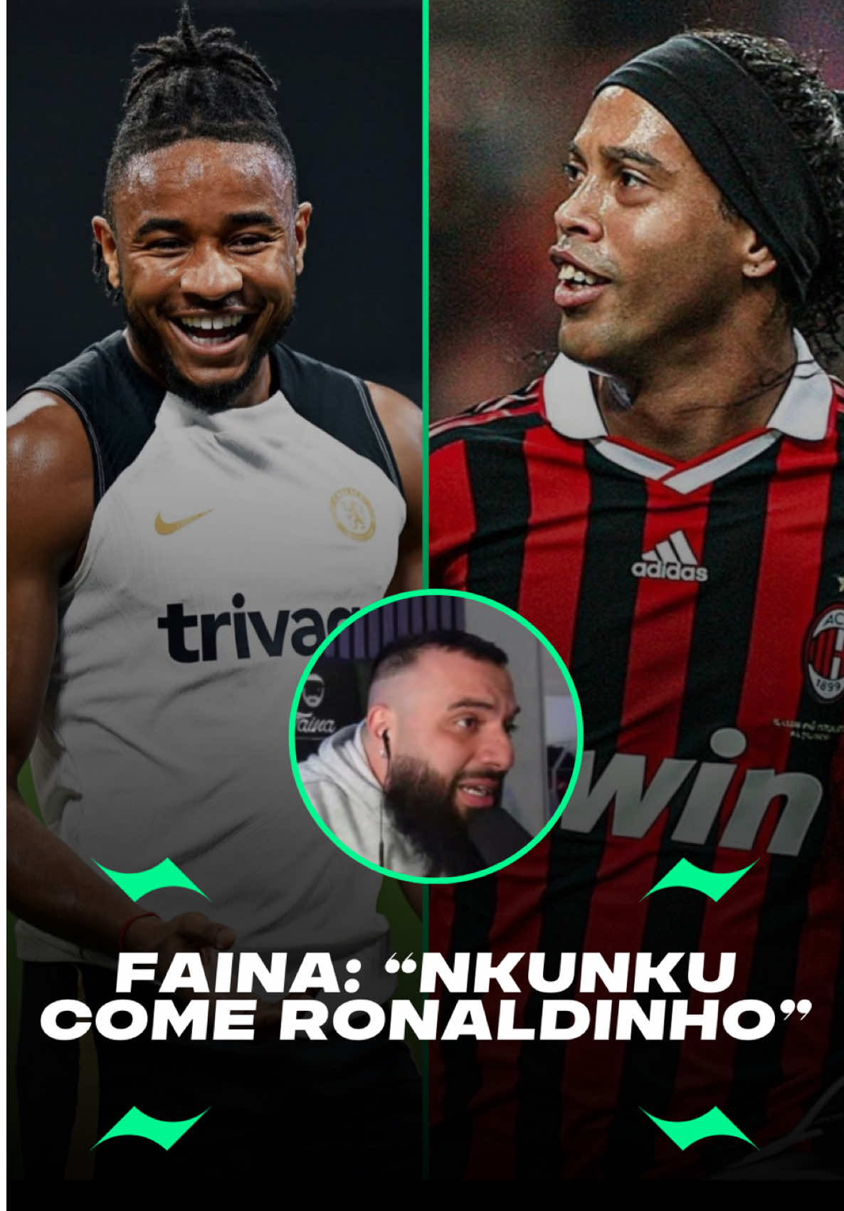Cosa ne pensate? 🤔😂 #calcio #controcalcio #tiktokcalcio #ronaldinho #nkunku 