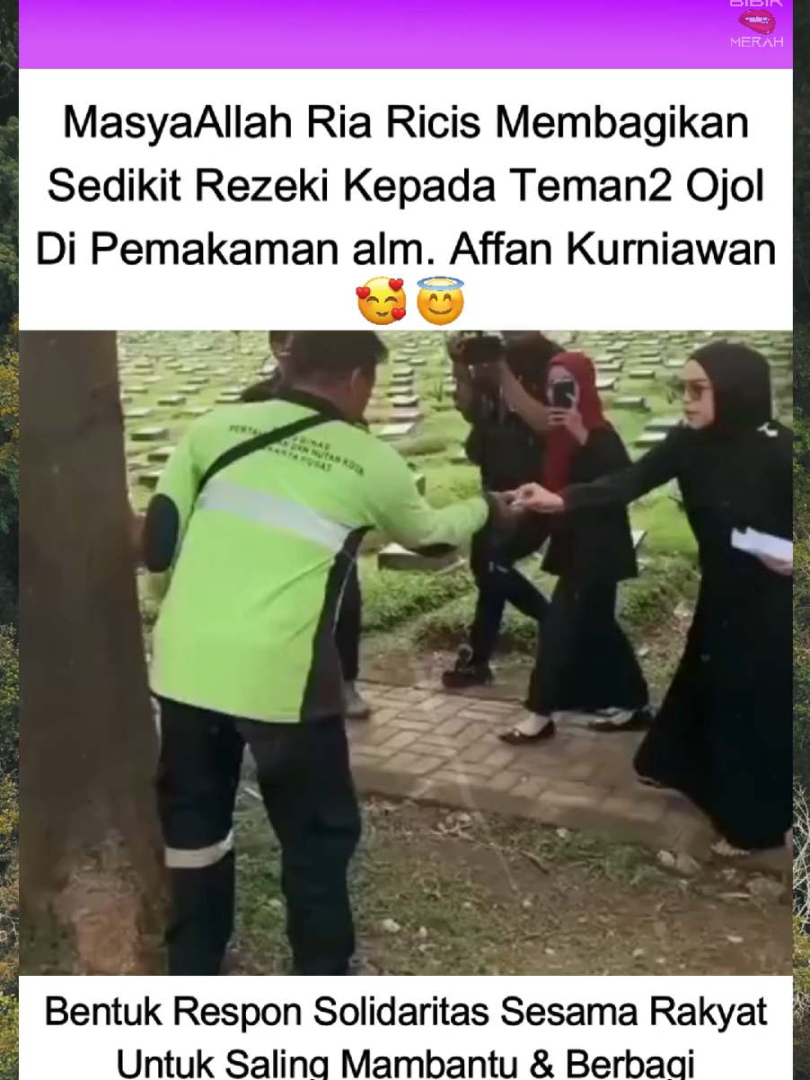 Bentuk Respon Simpati Ria Ricis Terhadap Kasus Affan Kurniawan 😢 #riaricis 