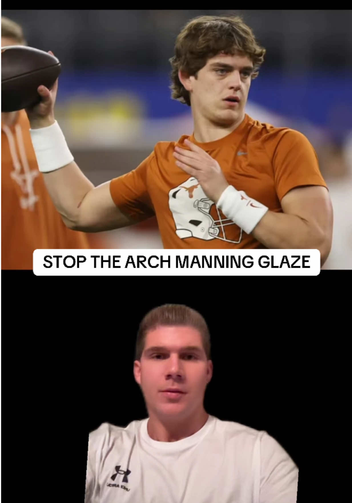 The glaze is ridiculous.. #texas #texasfootball #archmanning #cfb #greenscreen 