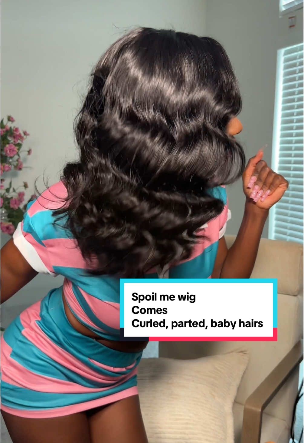 Curls came already done tewww🥹 no thinking required, just tap! #fy 🛒 @westkisswig 