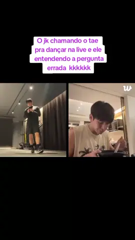 É sempre um caos quando eles estão juntos kkkkkkk #tae #jk #taekooklive #jeonjungkook #kimtaehyung 