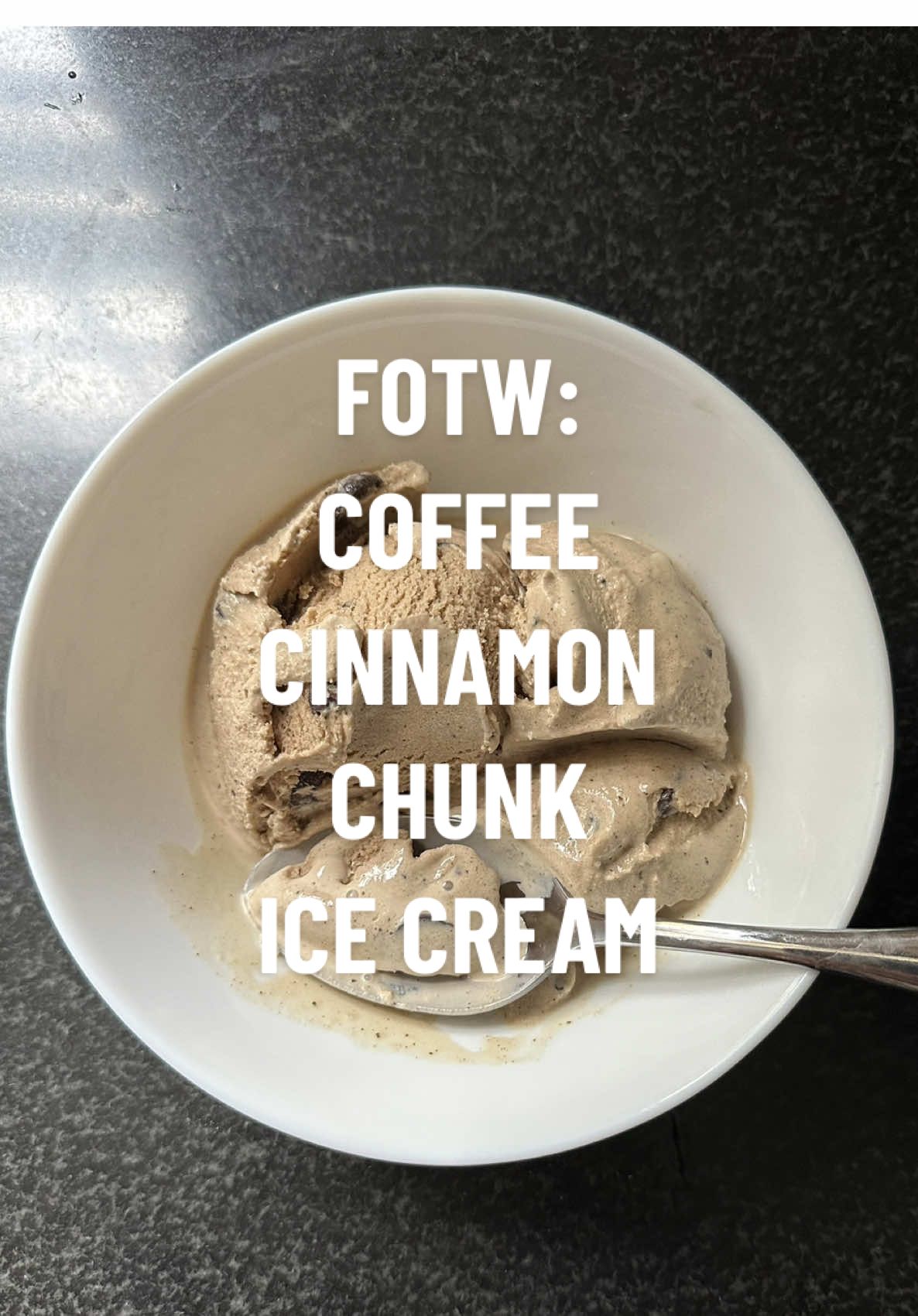 ‼️FOTW‼️ Coffee Cinnamon Chunk Ice Cream!  - i’ve always held a soft spot for coffee ice cream, even though I will never have an actual coffee. i’m not sure why but it always tastes soooo good to me (i wonder why…), and i could eat entire pints of it. i leveled this one up with the edition of cinnamon and flaky salt to create a really nice spicy rendition of it- it is soooo good and as the temperatures start cooling down, it gives you that warm cozy feeling that everyone loves!  full recipe is in my substack, link in bio!  #lailaspantry #chef #coffeeicecream #fotw #icecream 