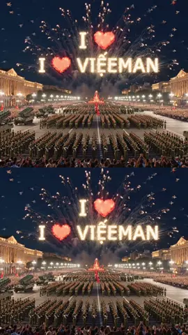 Mãn nhãn vs màn pháo hoa cực độc đáo mừng lễ diễu binh đc minh hoạ bằng AI#dieubinh #dieuhanh 