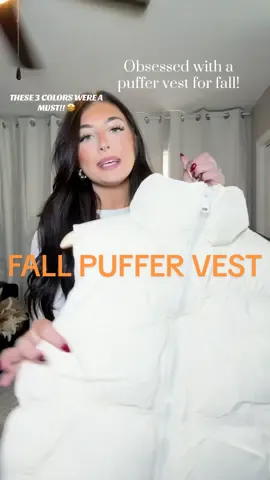 Catch me in a cropped vest all fall & winter!! Seriously the easiest little piece to throw on over a casual outfit to completely elevate your look!🤩 #vest #fallfashion #fallootd #fallfreshness #cozyoutfit 