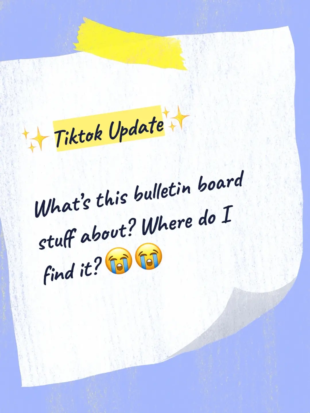 TikTok always doing something new 😭