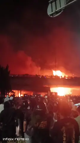 innalilahi malam ini jum'at 29 Agustus 2025 posisi fly over simpang lima pasar senen #padahariini #lewatberanda #pasarsenen #demo #demoakbar2025 