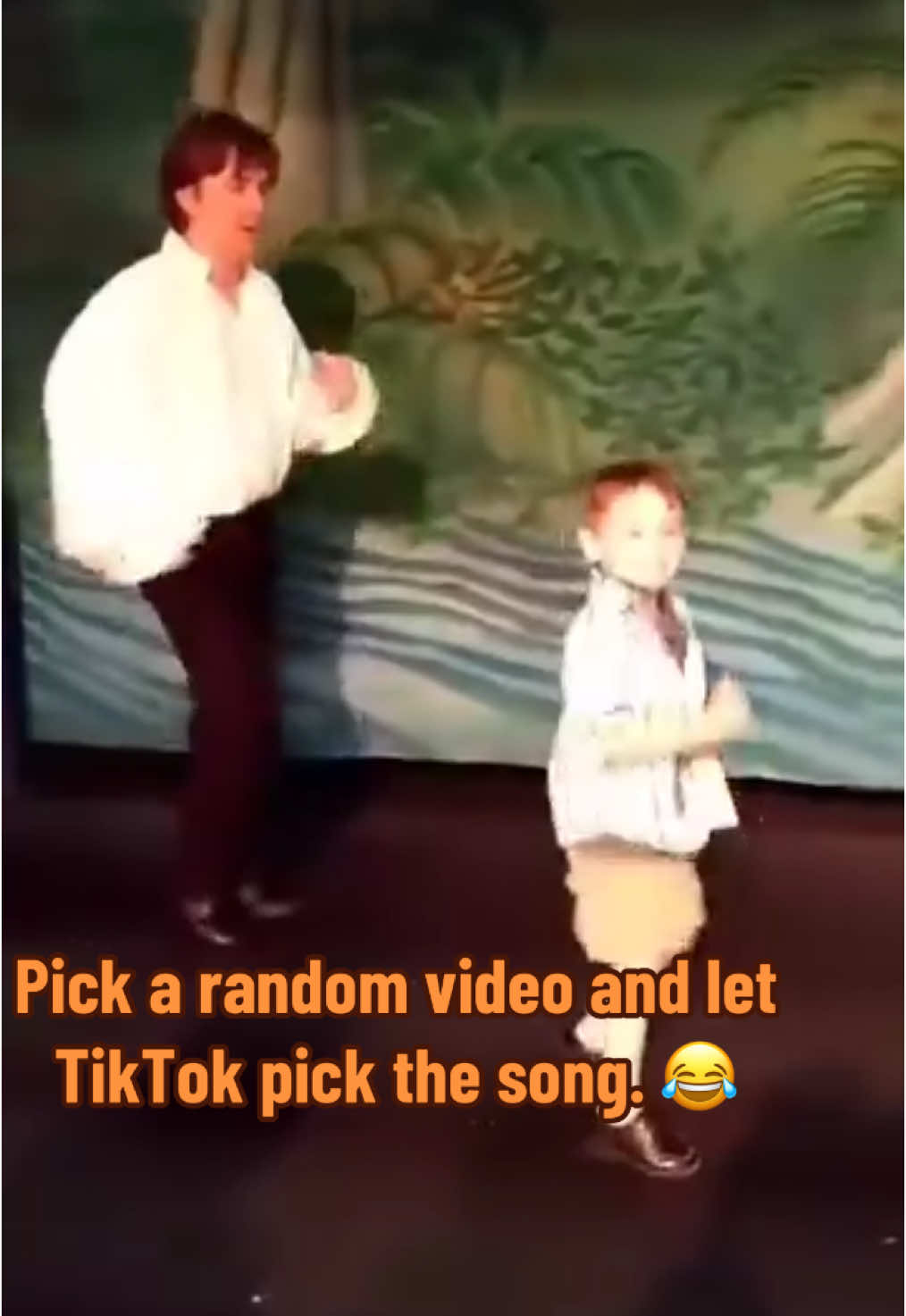 Let TikTok pick the song. 😂 #gaslighttheatre #adorbs #stage #props #sets #tech #tucsonarizona #cutekids #bts #memories 