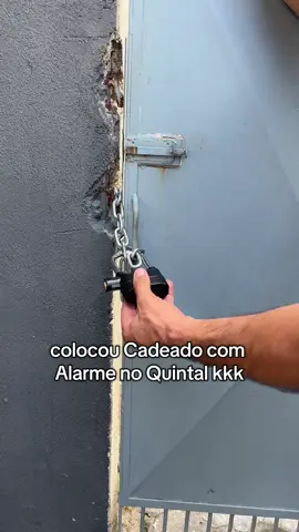 Cadeado com alarme 
