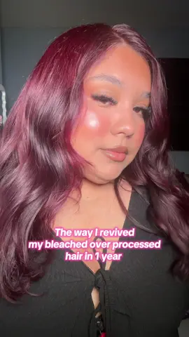 & I would do it this way all over again 💕 @K18 Hair @Gisou #breesglam #hairtok #bleachdamagedhair #pinkhair #redhair 