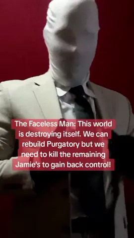 #thefacelessman #wearethefaceless is rebuilding what is left of purgatory and #jamiesinclair known to others as The Faceless Jamie is working on gathering the masks and investigating current events #thetaleofthechoicesofus 