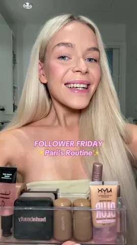 Happy follower friday!!✨ LMK your makeup routines below 🤭💗 #grwm #grwmmakeup #followerfriday #makeupchallenge #MakeupRoutine @rhode skin @Maybelline NY @e.l.f. Cosmetics @NYX Professional Makeup @Huda Beauty @YSL Beauty @Anastasia Beverly Hills 