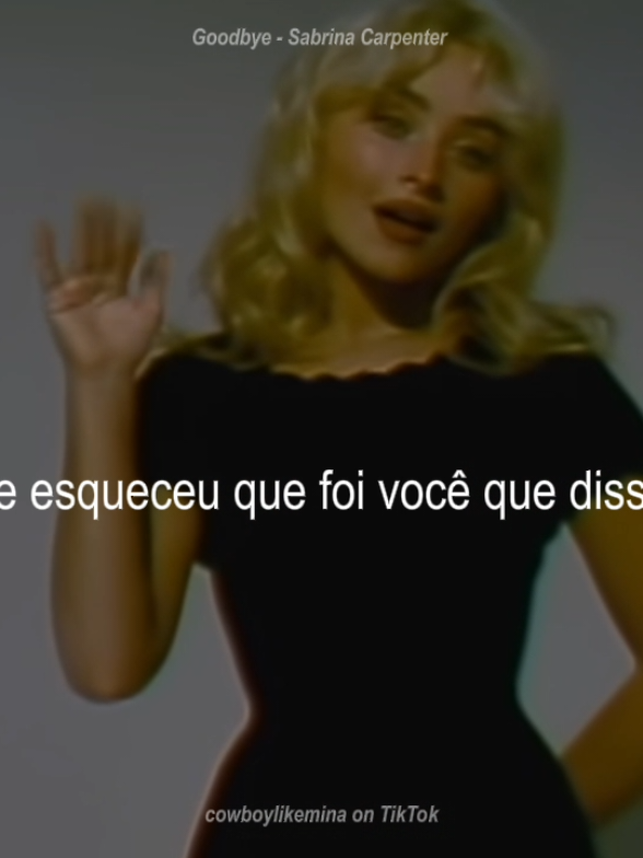 #SABRINACARPENTER : Adeus #tradução #lyricsvideo #tipografia #mansbestfriend 