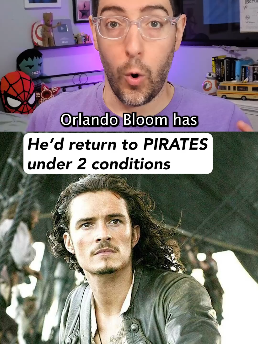Orlando Bloom has 2 conditions for returning to Pirates, and one of them might be controversial (Sources: EW, /Film) #orlandobloom #piratesofthecaribbean #pirates #disney #johnnydepp #movies #movietok #filmtok #tiktokgemscontest