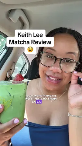 Matcha Mustache has entered the chat 🥸 we’re trying the Keith Lee matcha latte today! I’ve been waiting for this one 🥹 @Keith Lee @La La Land Kind Cafe  #dallascontentcreator #keithleematcha #keithleelatte #lalaland Keith Lee matcha Keith Lee latte 