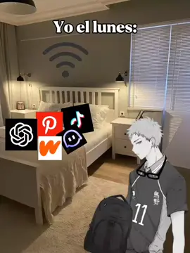 Yo el lunes: #1deseptiembre #haikyuu #regresoaclases #fyp #foryou 