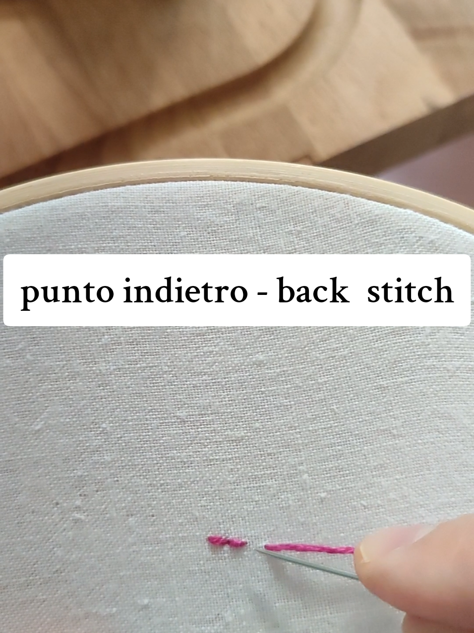 #backstitch #tutorial #puntoindietro #embroiderystitch #ricamo 