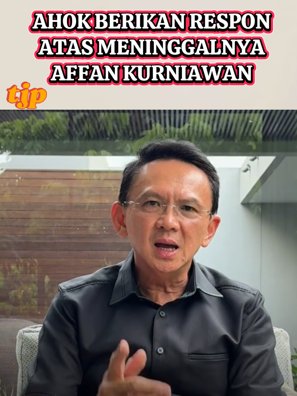 Ahok berikan respon atas meninggalnya Affan Kurniawan. #affankurniawan #ahok 