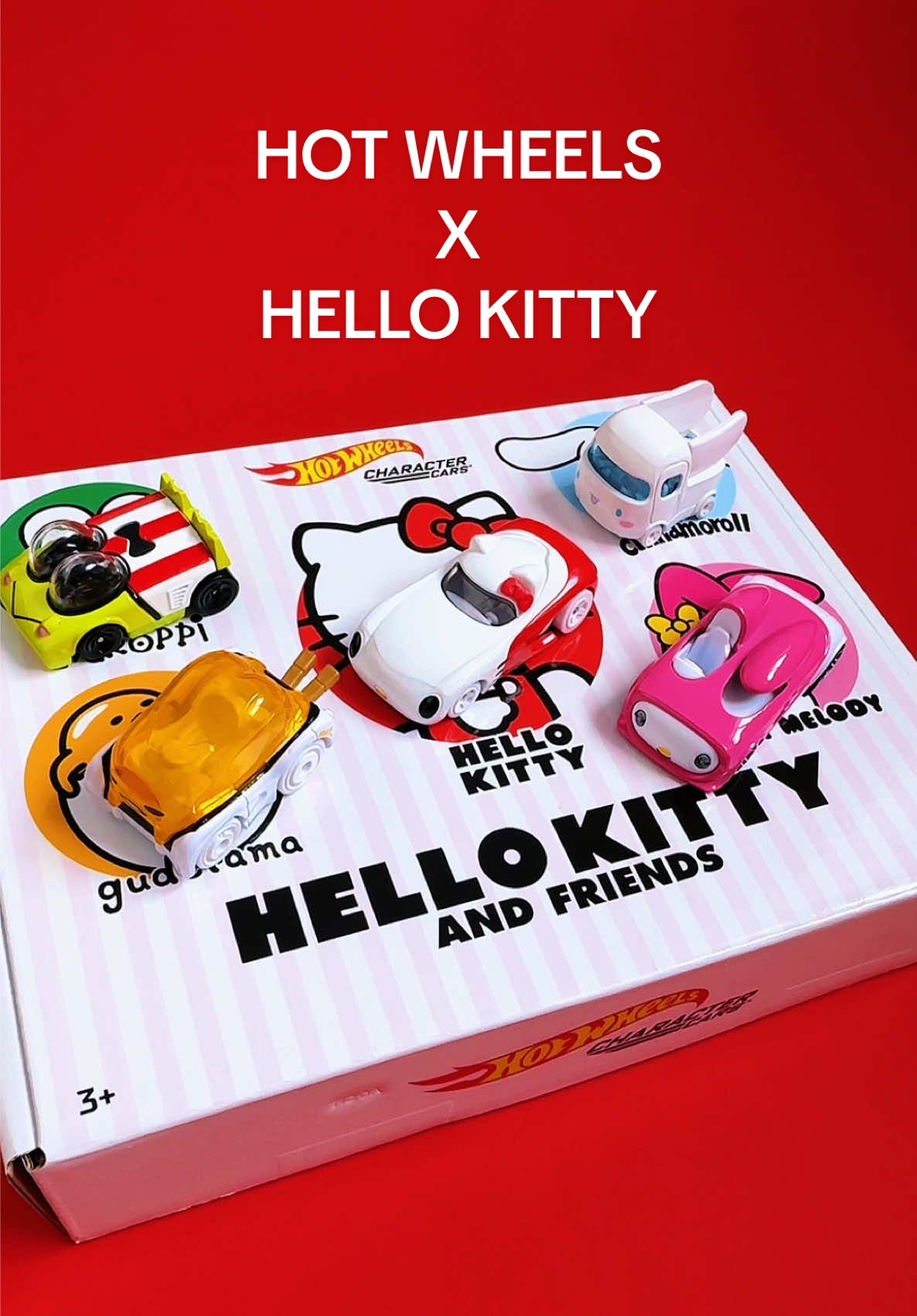 Otwórz ze mną kolekcję Hot Wheels z Hello Kitty i przyjaciele 🎀 #toyunboxing #hellokitty #hotwheels #toys #zabawki 