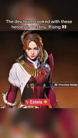 We don’t get these type of insane designs often, and the devs are on something different mogging the rest of the Destiny heroes 😭 #DestinyRising #gaming #shootergame #paidpartnership 