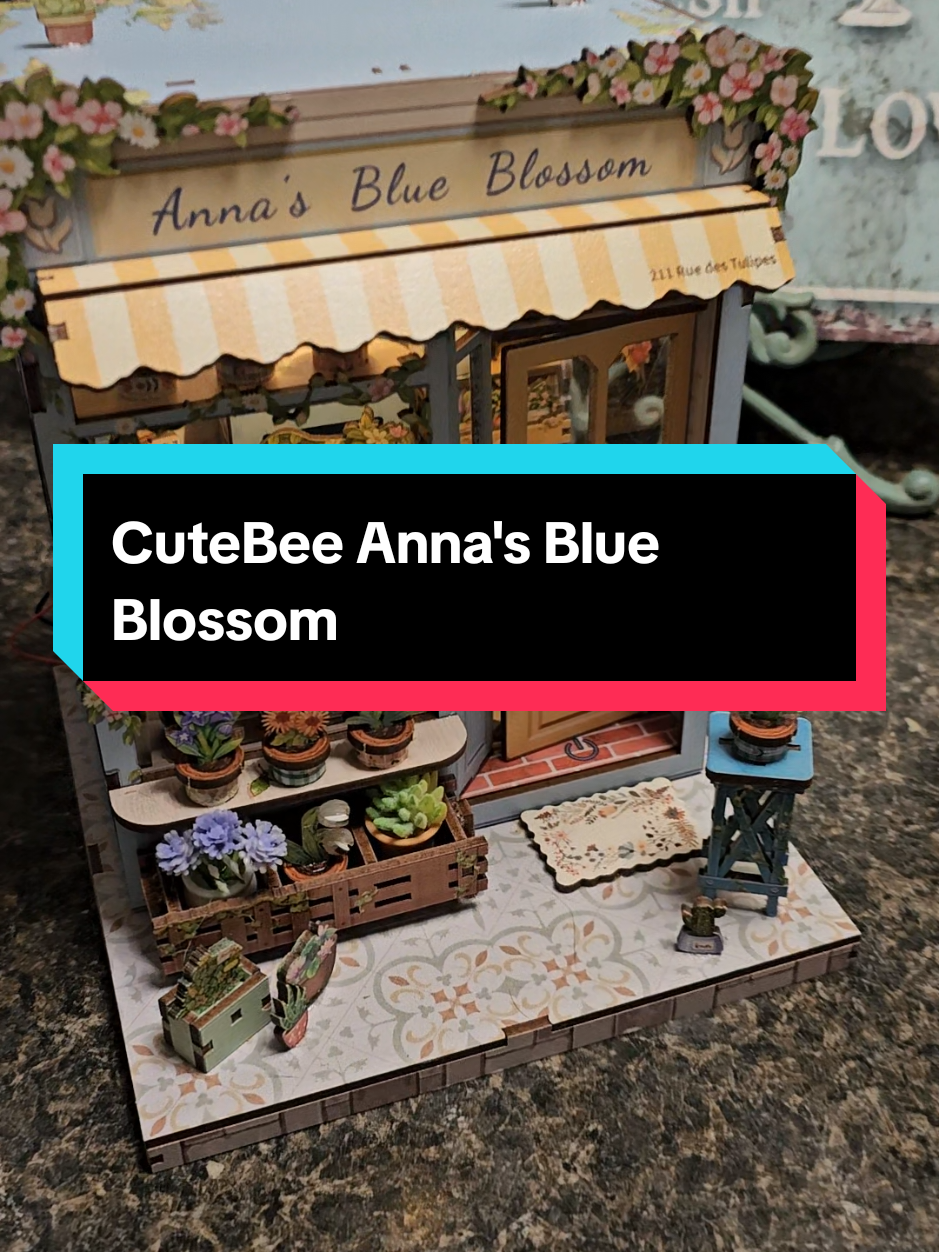 This CuteBee booknook is going in my kitchen.  #booknook #3dpuzzle #diyproject #giftideas  #bookish 