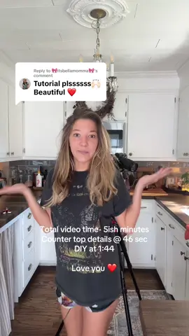 Replying to @🎀itsbellamomma🎀  Here is more info on my new countertops!  Including upclose details, how I solved some tricky spots and behind the scenes of my applying it with some tips! These same tips apply to peel and stick wall paper! 🥰🙌  #cozyhome #homedecor#homediy #kitchendecor #vintagevibes 