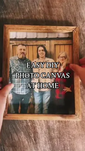 Easy DIY photo canvas at home! I used a dollar tree 8x10 canvas and I always get my printer ink from Amazon! #DIY #crafts 