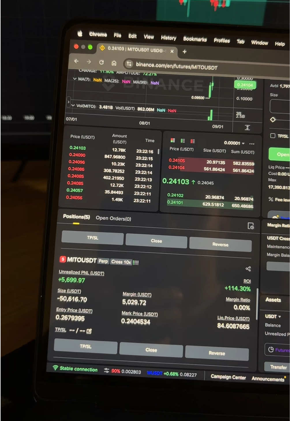 Praktisi market. Sinyal = mirror entry.  #DynamicExecution #SinyalTradingDEX #EdukasiCrypto 