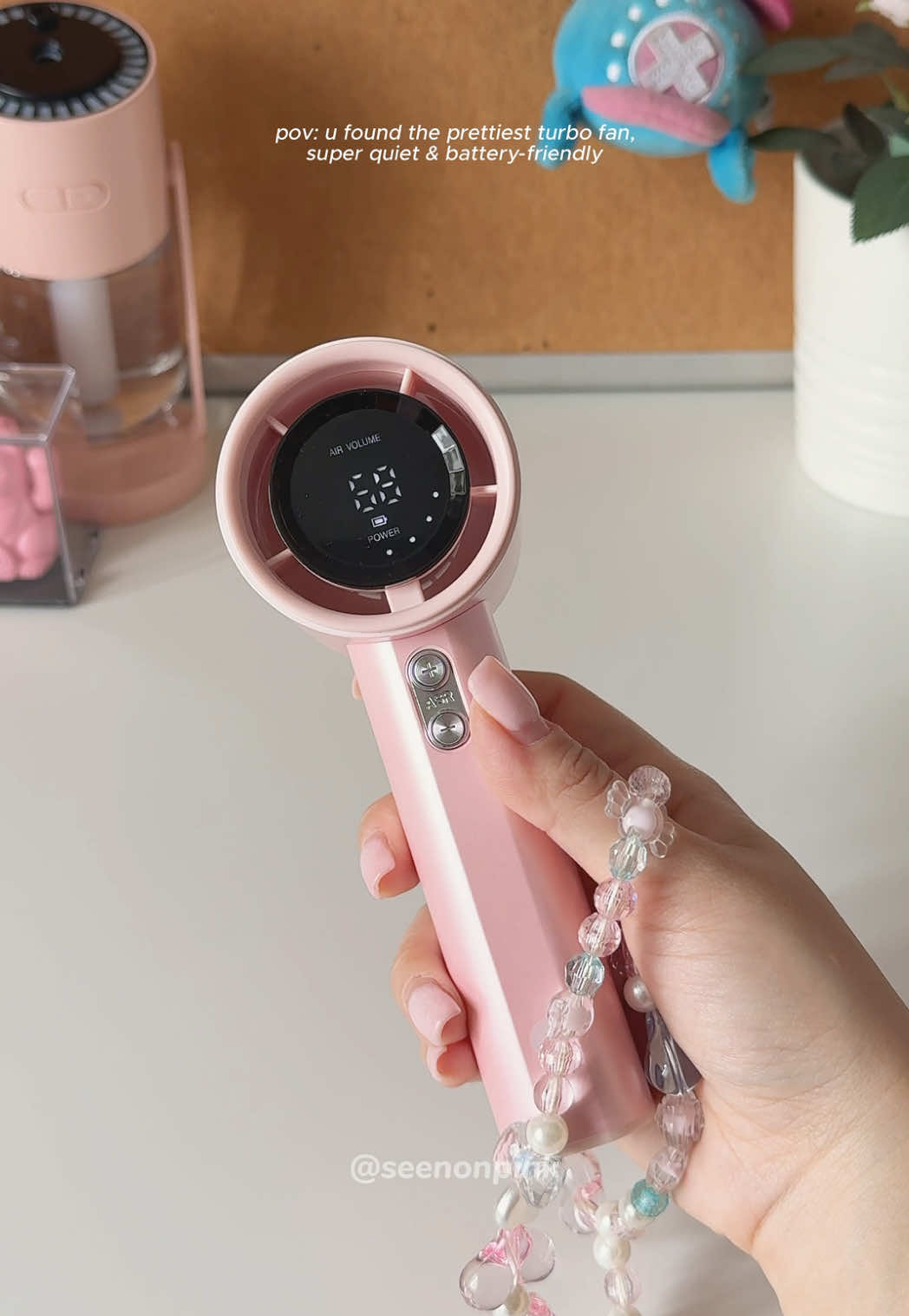 Jamay F7 in pink 💗✨ the prettiest turbo fan that’s quiet & long-lasting 🥹 #jamayf7 #jamay #jamayturbofan #kipasanginportable #kipasturbo #kipasportable #kipasviral #kipasanginviral #paydaysale #gajiansale #promoguncang99 