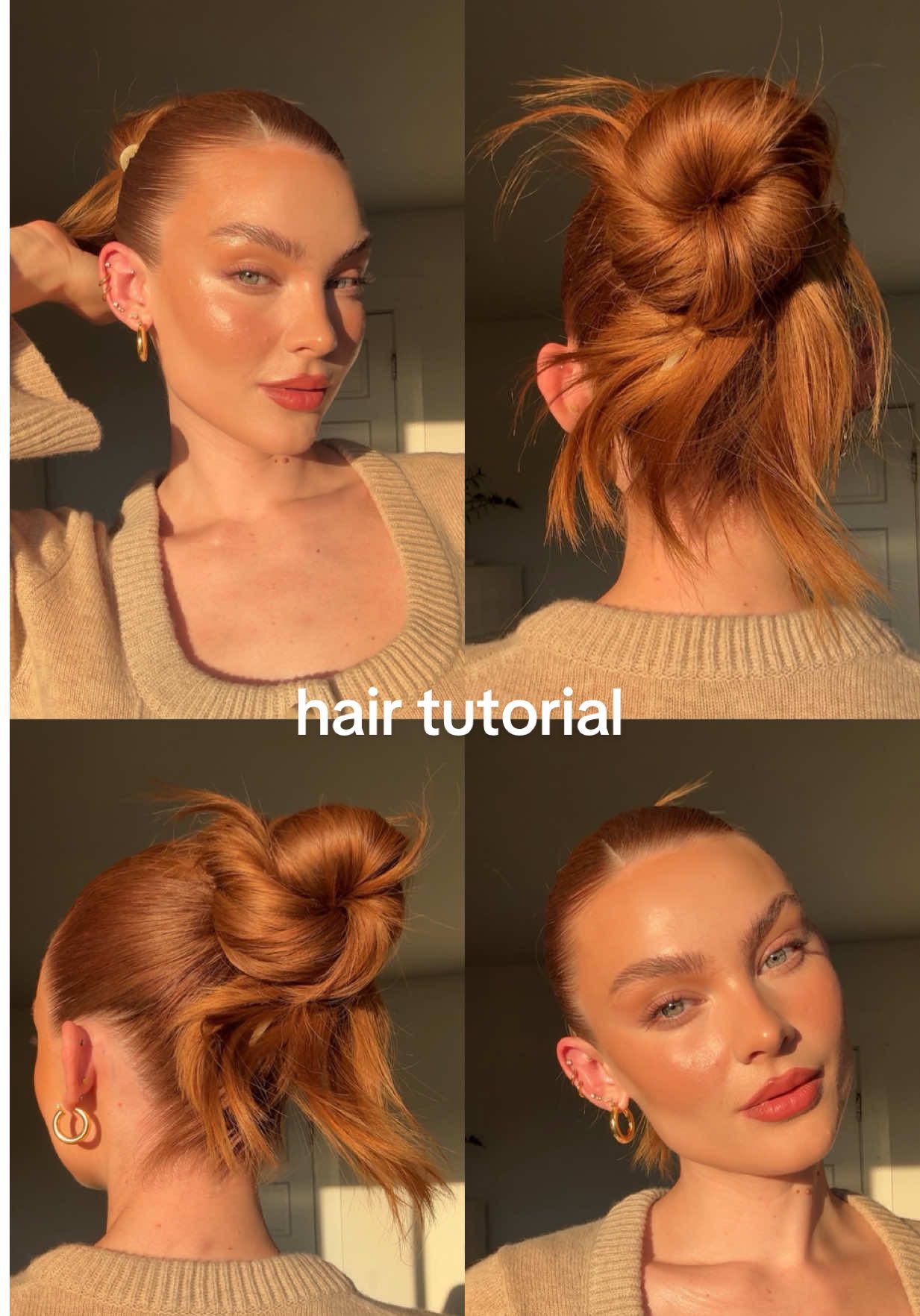 @LolaVie Sculpting Paste Styling Wand for when I want to look chic but don't have the time!! I can trust that if I throw my hair up in 10 minutes, I'll have 72 hours of frizz protection and not a flyaway in sight 🤭 #LolaViePartner #slickback #hairtutorial #easyupdo 