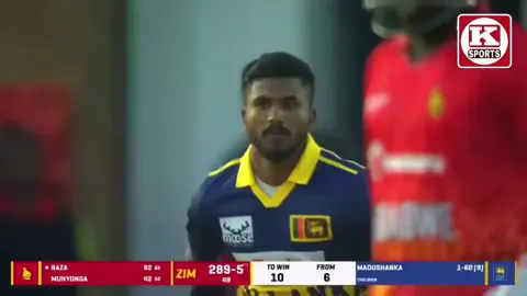 10 runs need from 6 balls  final over drama 😴  #zimvssl #highlights #hetrick