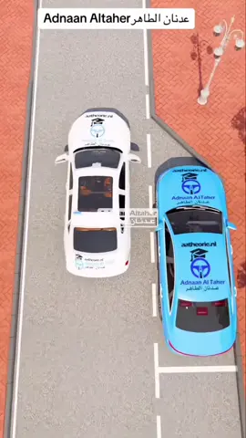 صف السيارة مع عدنان الطاهر تيوري #parking #drivingtips #تعليم #عدنان 
