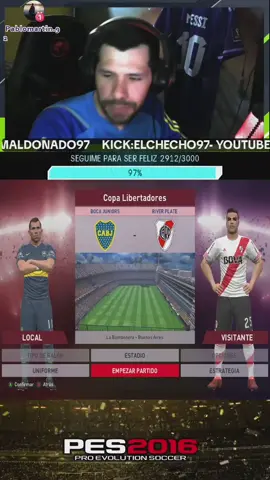 SUPERCLASICO!!! Por los cuartos de final!!! PARTIDAZO!!! 💙💛💙 #futbol⚽️ #bocajuniors #futbolargentino #livehighlights #river 