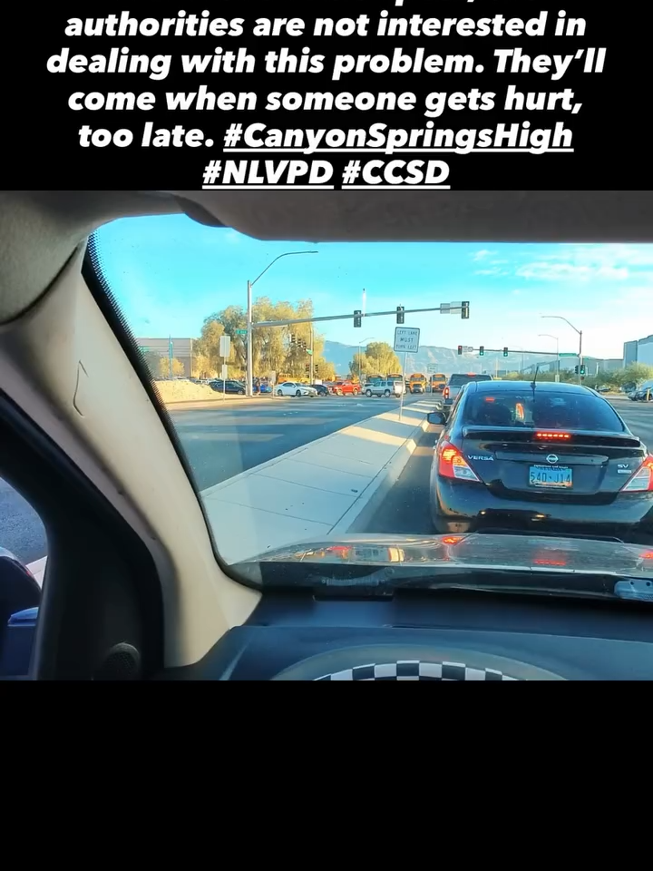 Claude Hutchins is at Canyon Springs High School. 2h  · North Las Vegas  · Shared with Public I will continue to post, the authorities are not interested in dealing with this problem. They’ll come when someone gets hurt, too late. AQPNr1fvVLuadJx-CoZ7ooVlU-YtINvQNhQcnNtqM27knHy_is5Vjn3MDajoJ8QBq8xZkzFaJw81C8_iKGjpDFQu    #ccsd #nlvmpd #baddriver #lasvegasnv #canynonspringshighschool North Las Vegas Police Case# 96051