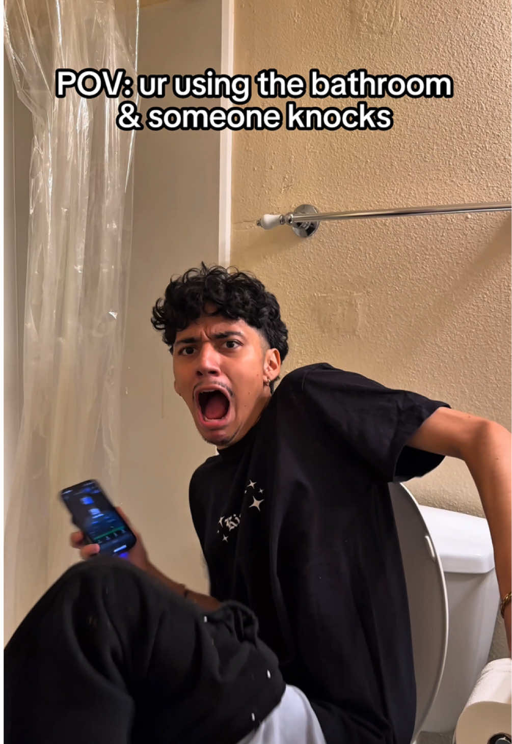 bro really did all that 🙄 #fyp #kickbackcrew #skits #pov #bathroom 