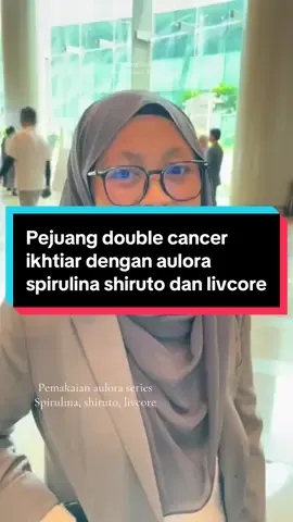 Ina berasal dari Johor Bahru, seorang pejuang double cancer. Pada tahun 2024, beliau telah disahkan menghidap breast cancer dan liver cancer. Selama 1 tahun 7 bulan, Ina konsisten mengamalkan produk BE termasuk Aulora Series, Spirulina, Shiruto dan LivCore. Dengan izin Allah, dari keadaan hanya mampu terbaring, kini beliau sudah boleh berjalan semula. 📞 Kin 97253409 #aulora #spirulina #livcore #shiruto #cancer 