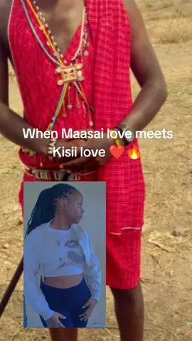 #Love Beyond Tribes #A Maasai warrior and a Kisii Queen...👀😂