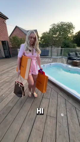 POV asking for a Louis Vuitton bag and a tour of the luxury swim spa retreat for 8 people #louisvuitton #staycation #mitchspov #fyp #foryou 