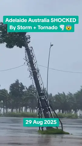Adelaide Australia SHOCKED By Storm + Tornado 🌪️😨 #adelaidestorm #extremeweather #australiaweather #storm #viralvideo 