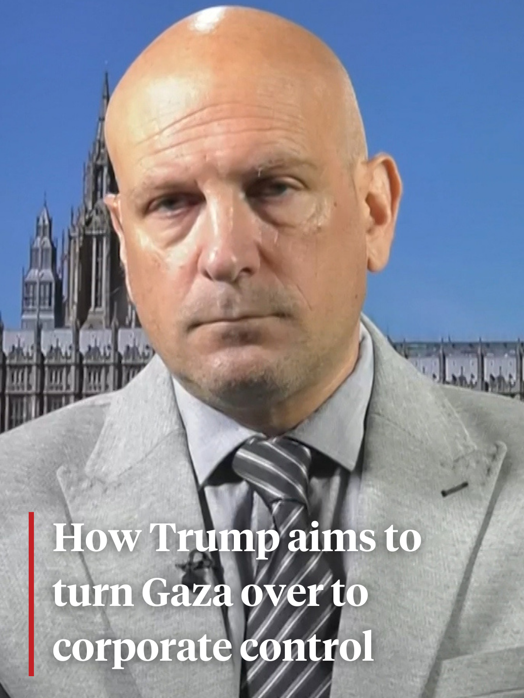 As Israel pushes deeper into Gaza City, President Donald Trump met  Wednesday to discuss plans for a postwar Gaza with his son-in-law and  former Middle East envoy, Jared Kushner, and former British Prime  Minister Tony Blair.  This  comes as Israeli business leaders are reportedly involved in developing  a postwar Gaza plan that includes the creation of a “Trump Riviera” and  a manufacturing zone named after Elon Musk, using financial models  developed by the U.S. firm Boston Consulting Group.