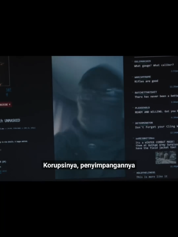 malah pada jadi the Riddler, heran (menjunjung keadilan tapi di satu sisi merugikan masyarakat sipil juga) suatu keadaan yang relate antara di film the batman dan kejadian sekarang, the Riddler seseorang yang membongkar semua kekejian kelicikan dari para pejabat